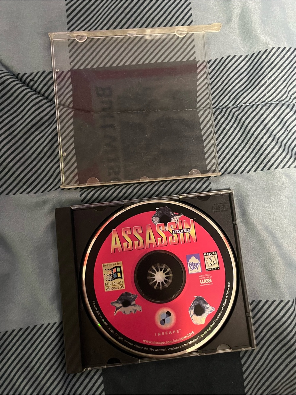 Assassin 2015-PC Video Game-Windows 95-CD-ROM -Blue Sky/Inscape
